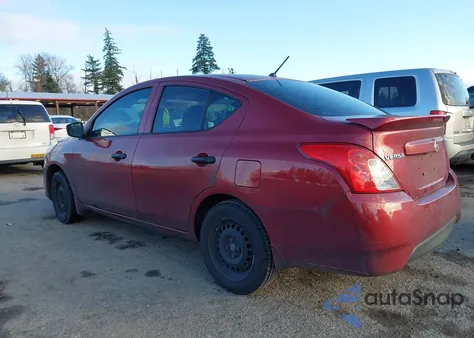 2016 Nissan Versa 1.6 S+ z USA, uszkodzony, nr VIN 3N1CN7AP9GL904416